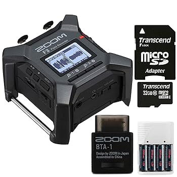 Amazon.com: Zoom F3 2-In / 2-Track Portable Field Recorder +